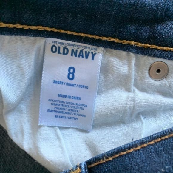 Old Navy The Sweetheart Jeans Boot Cut Mid Rise Straight Leg Sz 8 - Picture 5 of 7